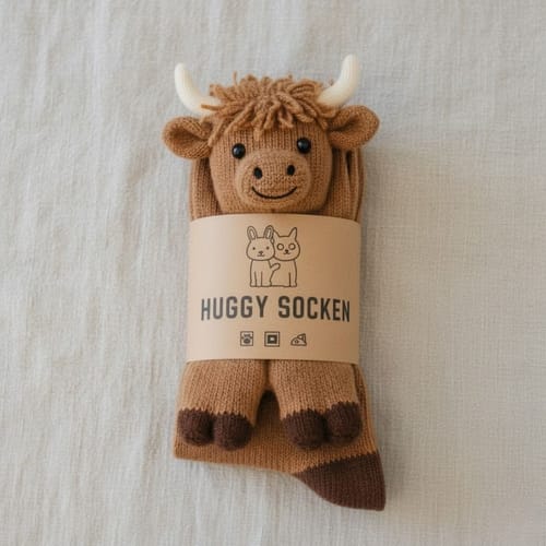 Customer photo review of HUGGY Socks – No more cold feet, just HUGGY – One size fits all – Unisex